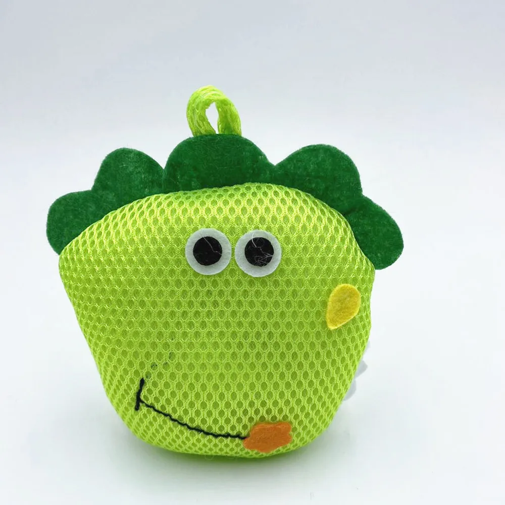 Baby Cartoon bath sponges Children Back Rubbing Wipe  Soft Cute Bath Rubbing Wipe Bathing products