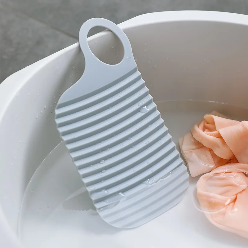 XH Mini Scrubbing Board Travel Portable Small Washing Board hand hold non-slip underwear washboard