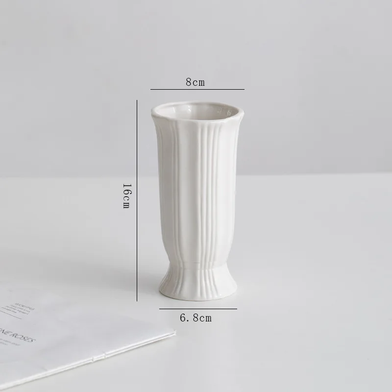 Customized size antique modern vase beautiful flower vases for living room decor