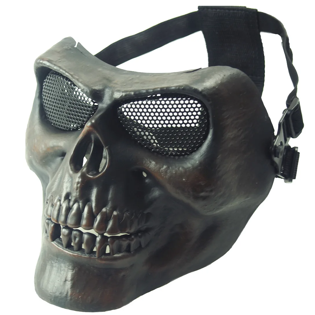 Outdoor real CS tactical protective mask equipment skull mask