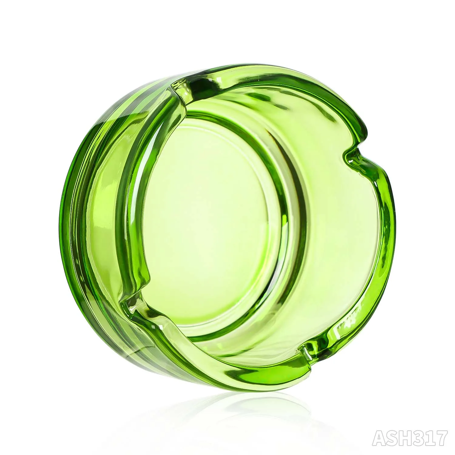 Wholesale Of New Ashtrays Colorful Glass Ashtrays Home Decoration Ashtrays 76mm Support For Customized Cigarettes