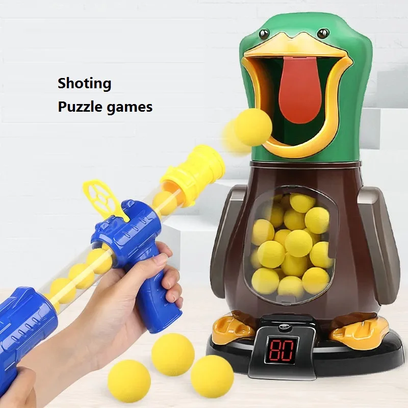 Camoro shooting duck Parent-child multiplayer interactive shooting toy gun does not hurt kids toys radio control toys