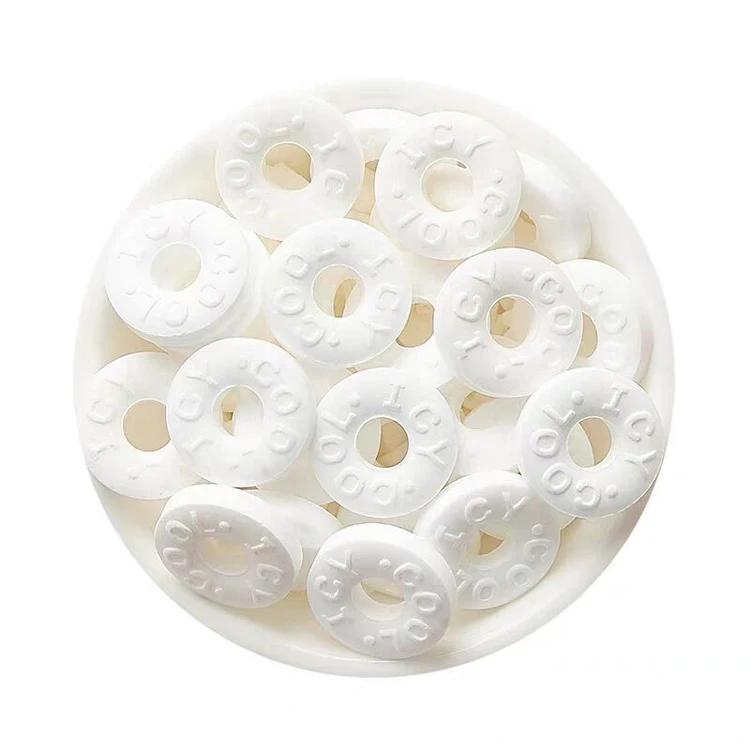 Заводская цена индивидуальный логотип бренд без сахара пресс конфеты Детский мятный кислый вкус Таблетки Конфеты