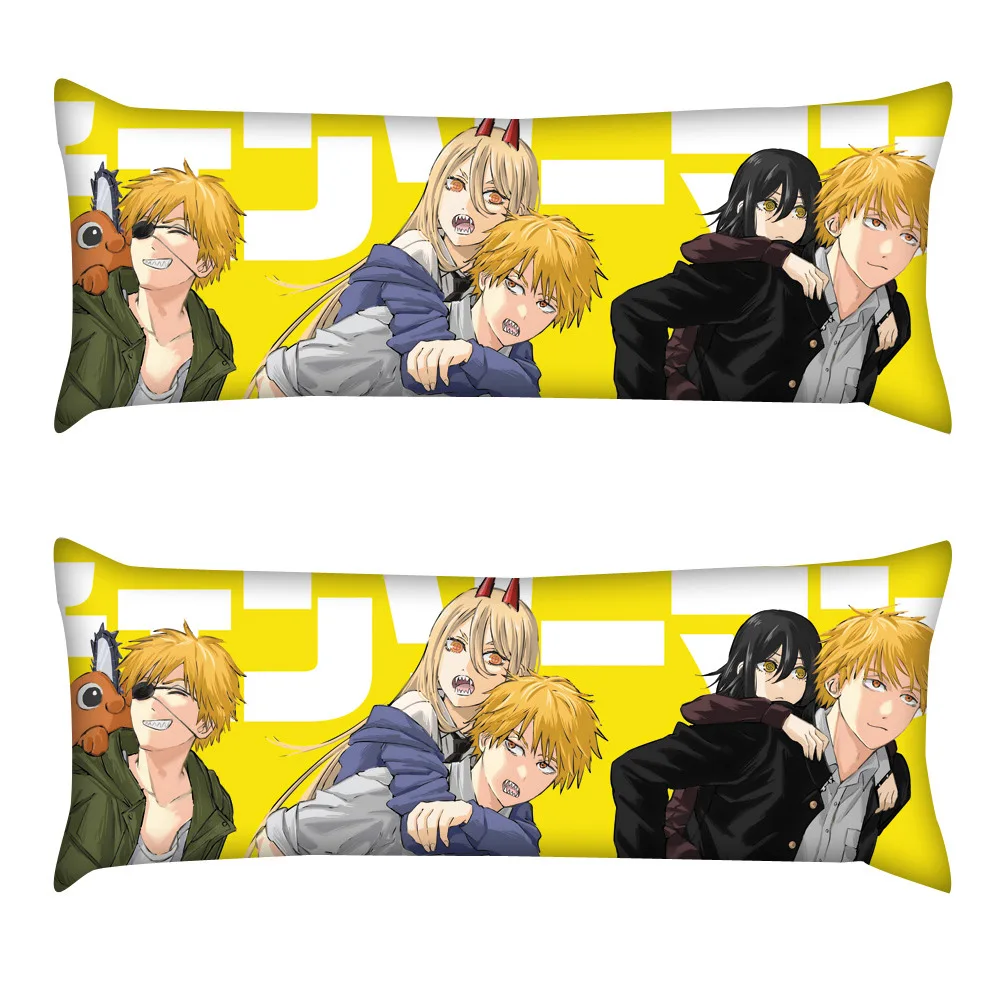 2023 Popular Anime Chainsaw Man Body Pillow Cover Hentai Beautiful High Quality Polyester Pillow Cover For Bedroom
