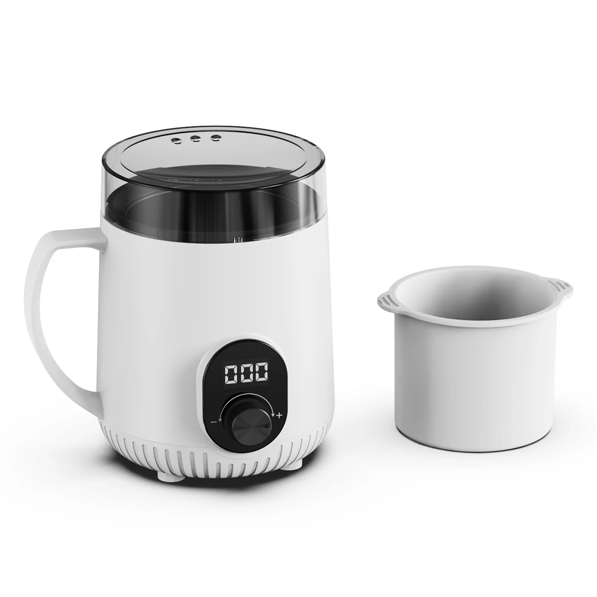 Beautome PW2-B portable wax pot heater hot wax pot best design in China hot sale smart for facial eyebrow waxing 250cc capacity