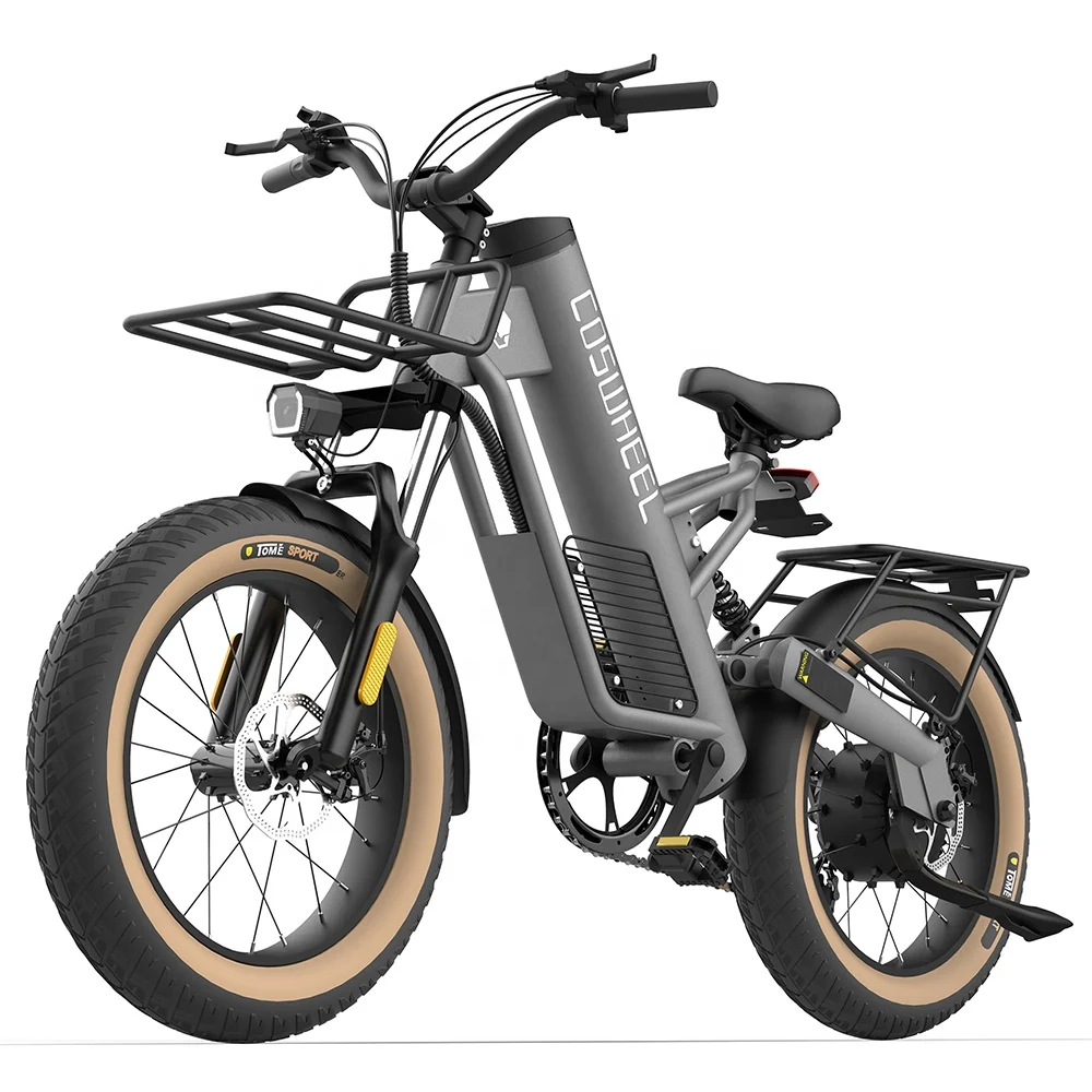 EU US UK Stock COSWHEEL M20 48V 1000W Ebike Customize 36V 250W Electric City Bike High Quality China Manufacturer Fat Tire eBike