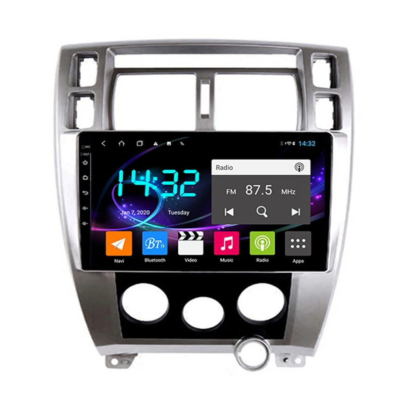 Car Headrest Dvd Android 10 Gps Navigation For Hyundai Tucson 2004 - 2009 Headrest Dual Car Dvd