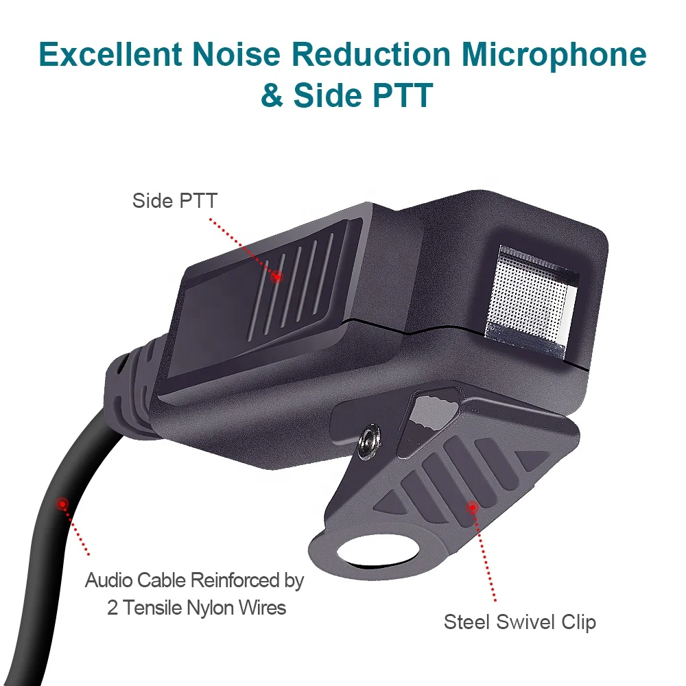 3.5mm acoustic tube earpiece 35mm plug ptt walkie talkie earphones air coil airtube earbud ear transceiver headset