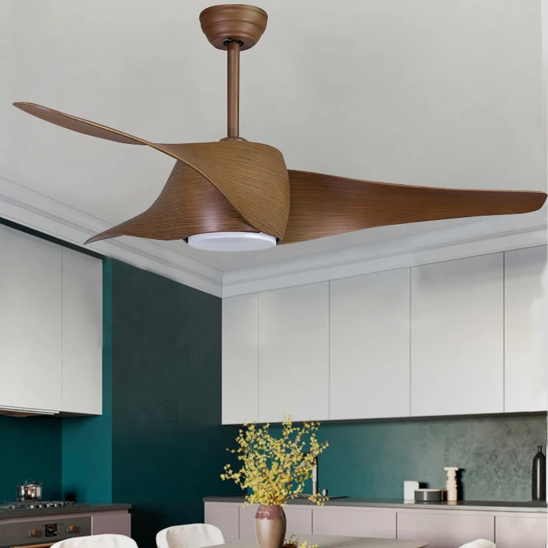 Excellent selling Dc Motor Decorative Living Room Dining Room Abs 3 Blades Modern Led Ceiling Fan With Light