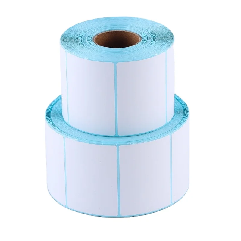 Wholesale Sticker Label Paper 60*40 Blank Direct Thermal Warehouse Qr Code UPC Barcode Label Roll