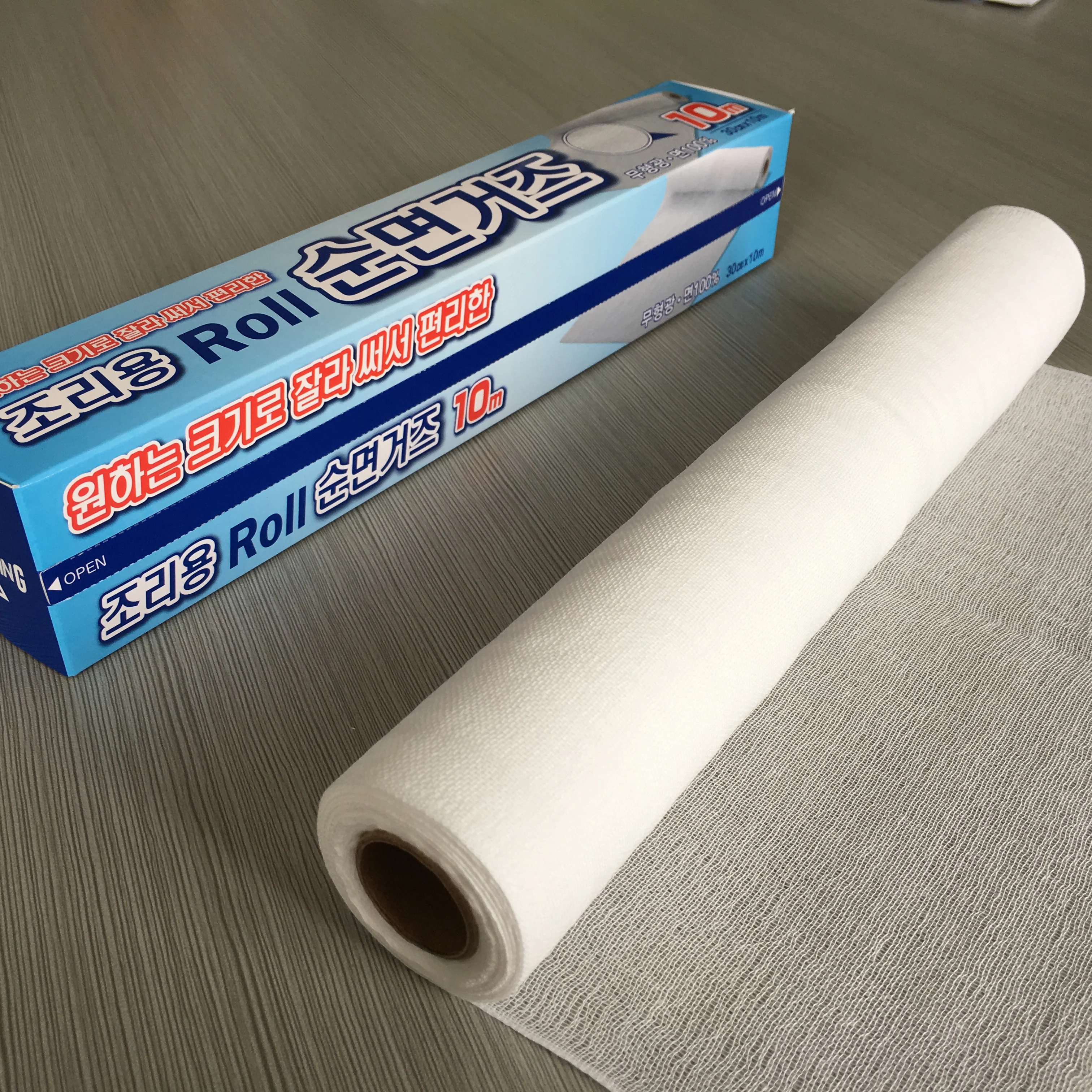 Roll Type Rolled Gauze 30 cm Wide by 10 m Length, Steaming Cooking