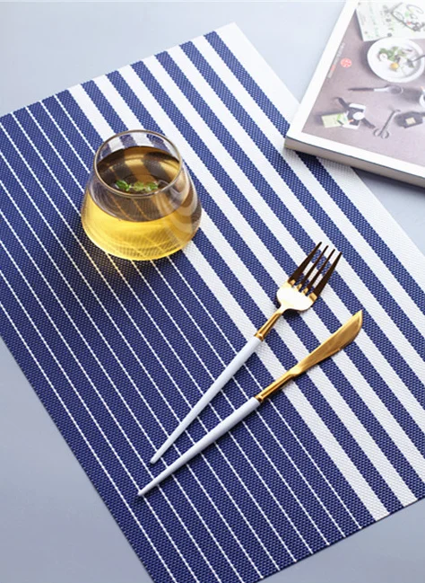 Tabletex waterproof PVC anti slip mat wholesale placemats 2022 new design western table mat lunch mat