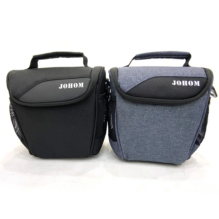 Original Black Polyester Leisurely sling crossbody travel outdoor video small camera shoulder bag