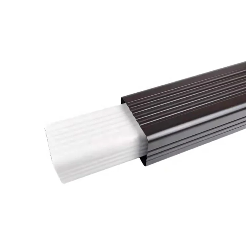 Price of metal aluminum roof rainwater pipe and guttergutter aluminium rain gutter aluminium supplier
