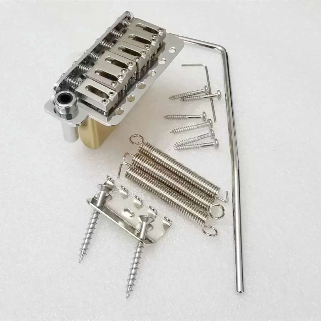 Brass Block ST Tremolo Bridge 6-Point 52.5mm String Spacing Tremolos