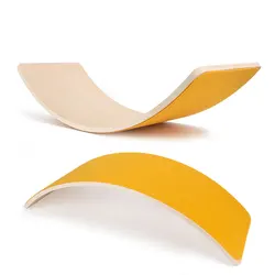 Seesaw Child Wood Balance Board Kids Game Wobble Board Balance Workout Twist Plates Fitness Training Plate Exercise Equipment