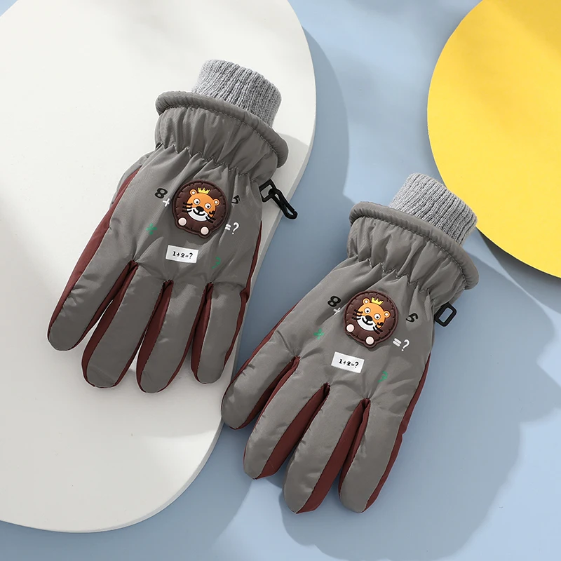 Детские зимние велосипедные термоперчатки для маленьких девочек