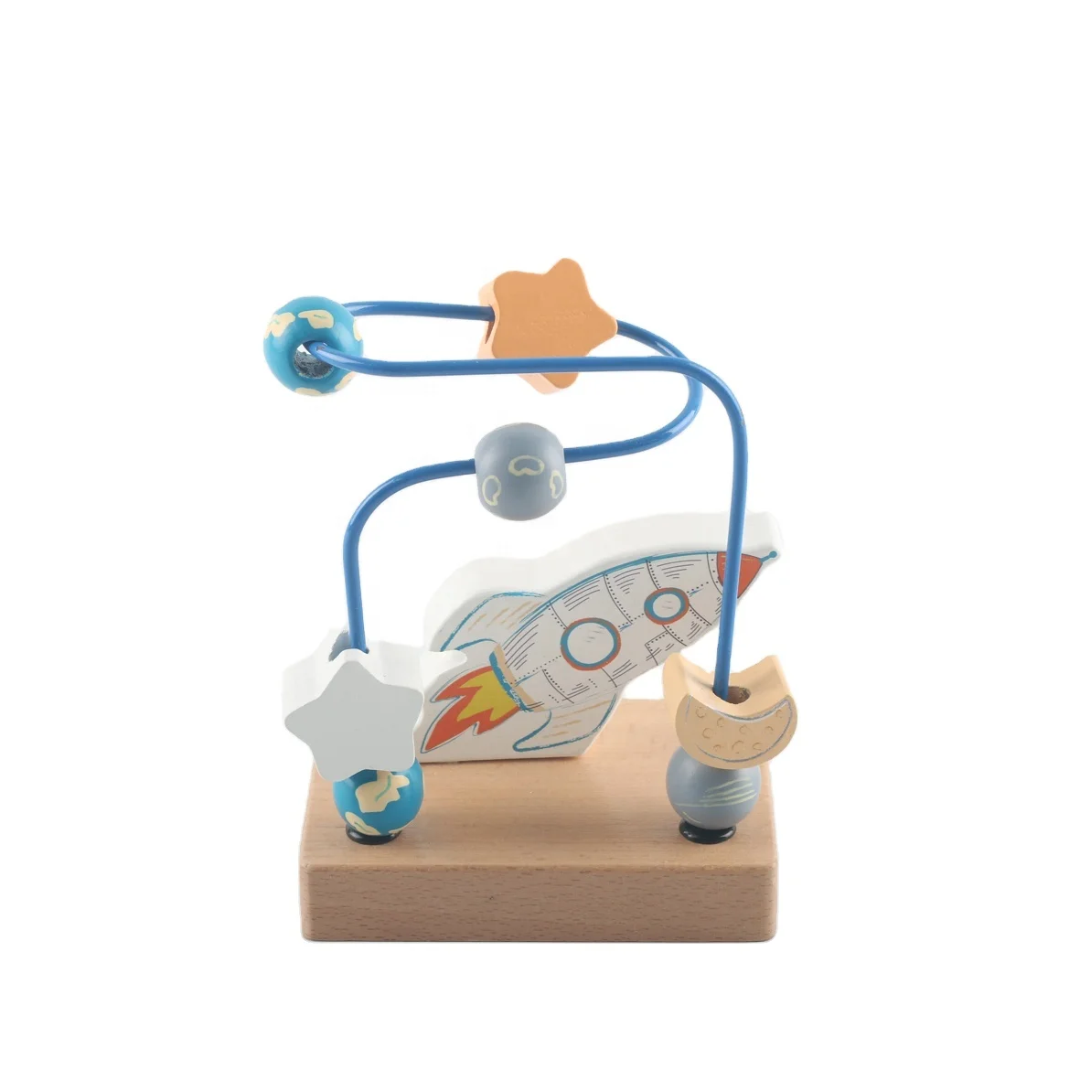 Factory Direct Sales Wooden Maze Toy Bead Maze Ball Wooden Bead Maze Toys For Children