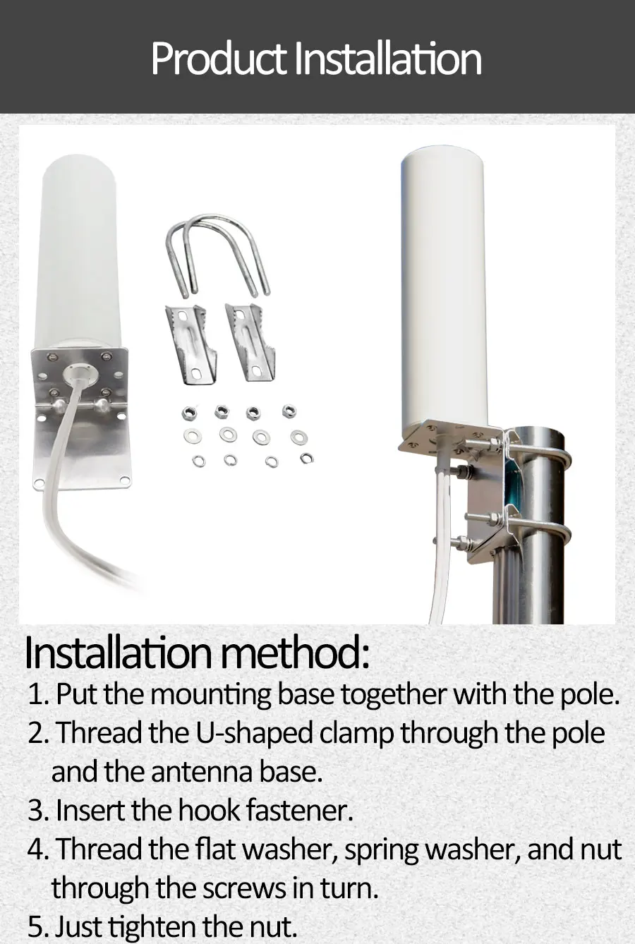 High Gain Long Distance Outdoor Wireless 20KM Router Mimo LTE Cell Phone 5G 3G 4G Wifi Omni Directional Antenna