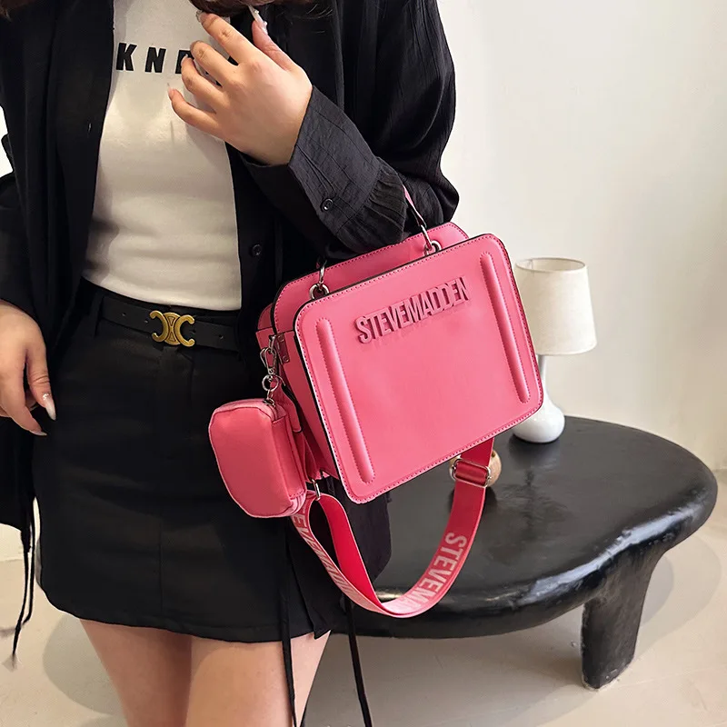 Fashion waterproof square Lightweight PU famous brand women shoulder crossbody bag handbag