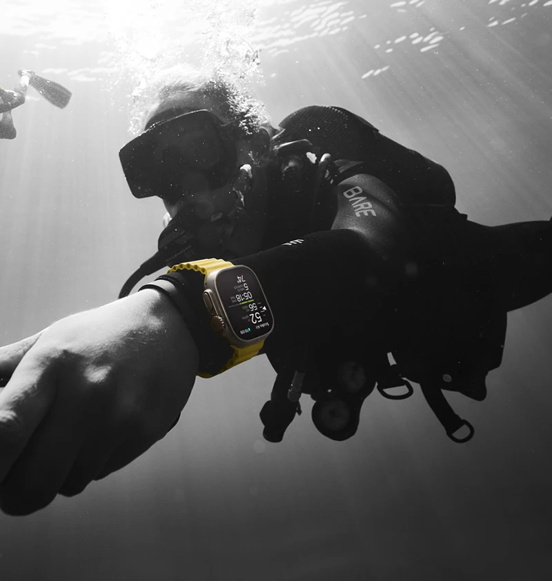 Ремешок силиконовый для Apple Watch series 8 7 6 se Ultra 49 мм 45 44 42 41