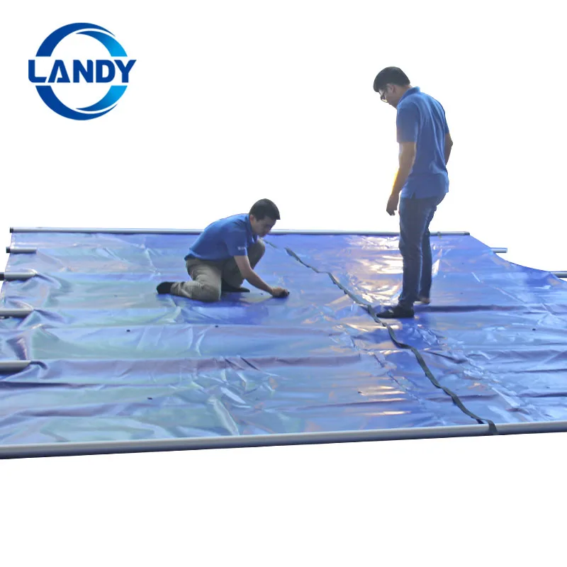 Winter cover made by PVC 0.5mm  630G  Solid PVC Swimming Pool Safety Cover for Outdoor Swimming Pools