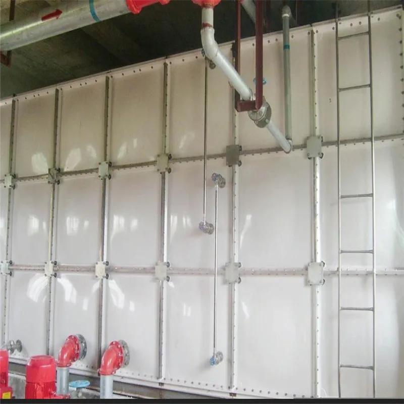 Стекловолокно композитный армированный пластик стекловолокна 200m3 frp секционный резервуар для воды