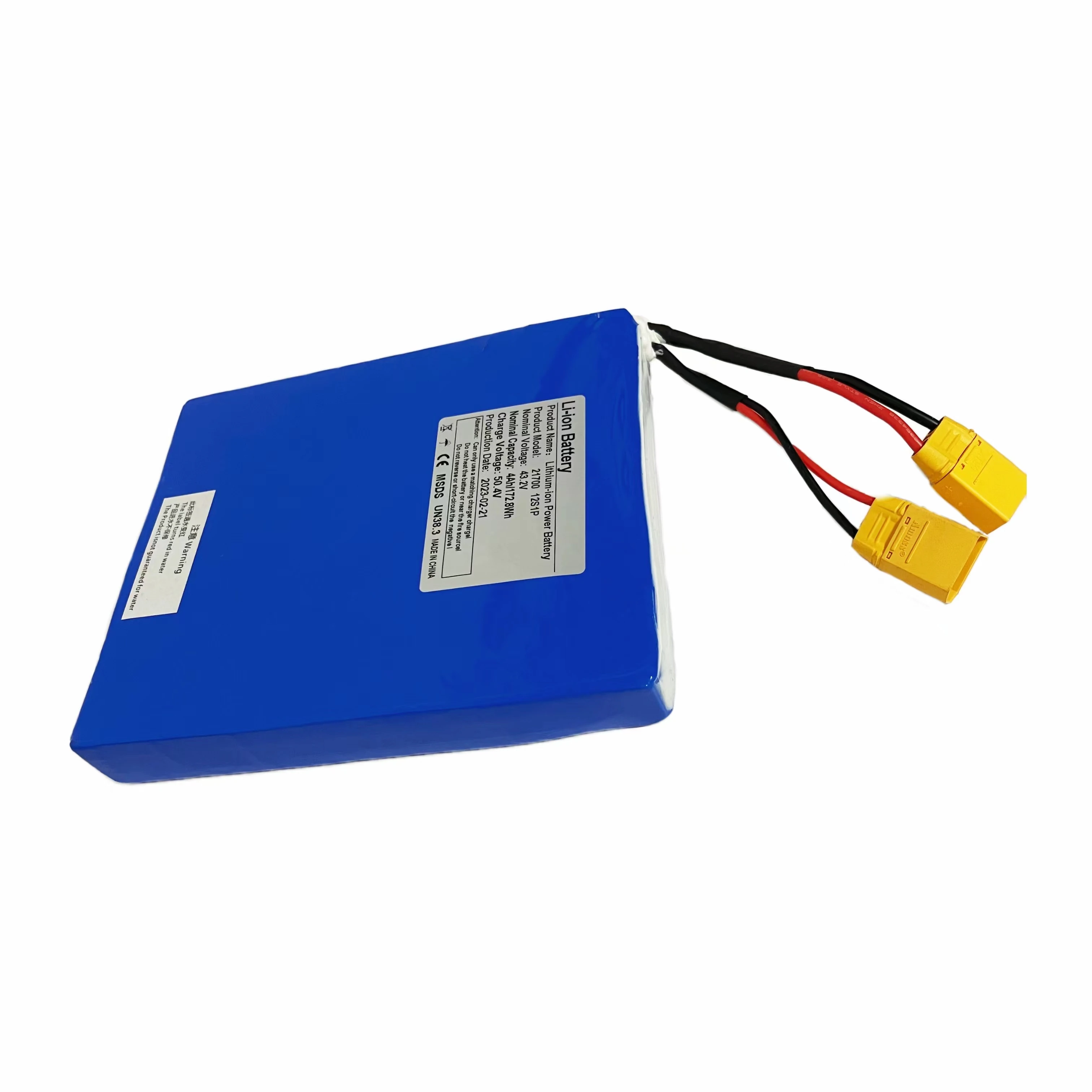 samsung 21700 40T 12s1p 43.2V 4Ah li-ion cell lithium ion battery rechargeable battery pack for electric bikes skateboard