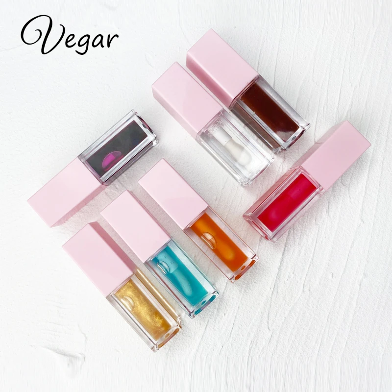 Women makeup popular moisturizing vegan private label lip oil