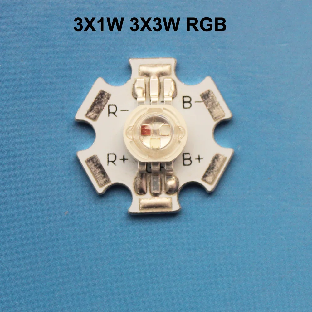 Epileds chip led 3w rgb 6 pin high power led diode