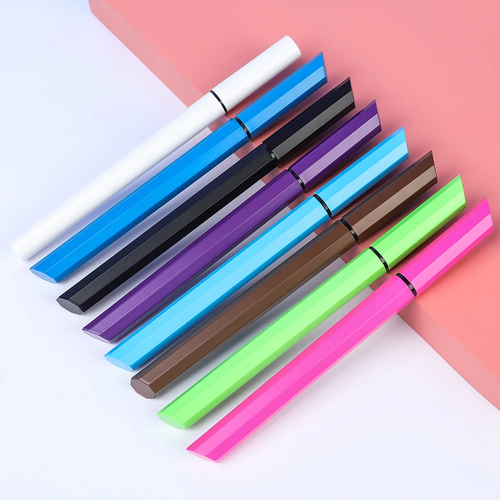 8 Colors Eye Makeup Eyeliner Stamp Longlasting Waterproof Eye Liner Pencil