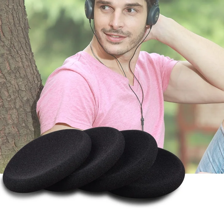 Soft Foam Earbud Headphone Ear Pads Replacement Sponge Covers Tips Foam Cushions Pad Protector Earplugs for Headset Earpiece