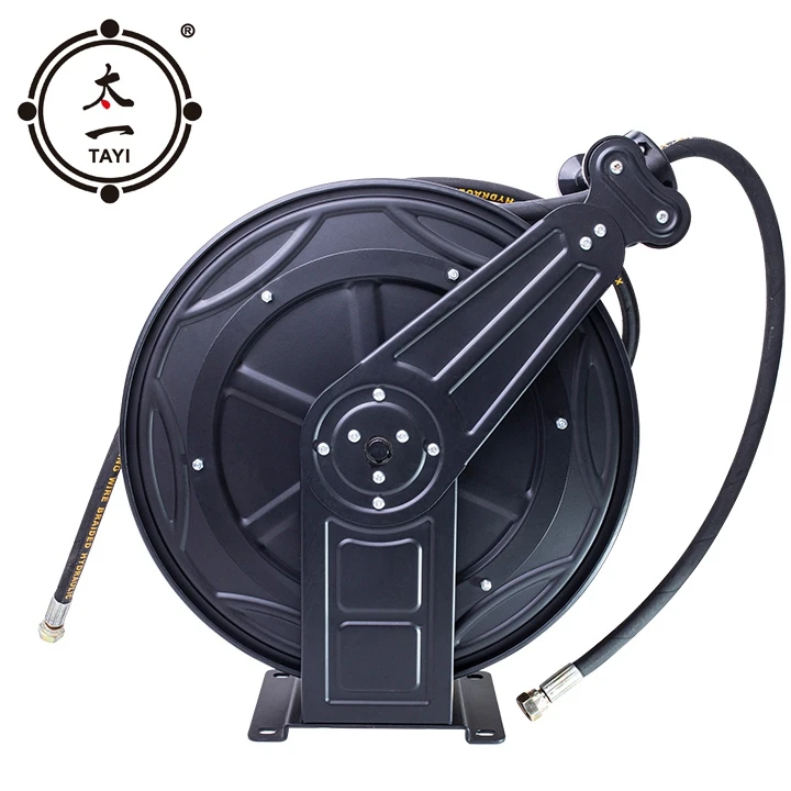 Automatic Retractable Hose Reel Car Wash Garden Hose Reel Stainless Steel High Pressure Washer Hose Reel