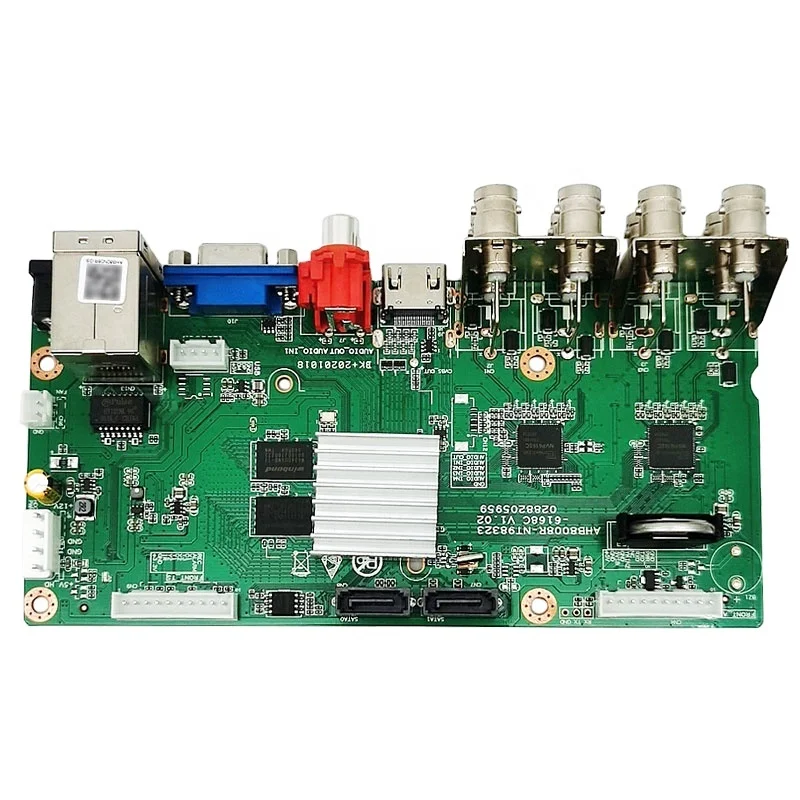 XMeye Original 5MP 8channel AHD Coaxial DVR Mainboard Chip 8CH AHB80N08R-GS Support Hybrid Mode Input  H.265+