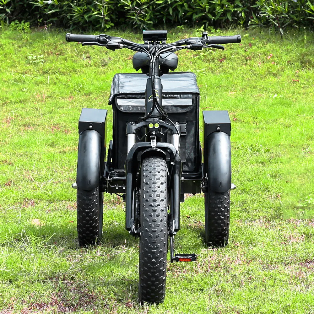 tricycles 3 wheel electric 20*4.0 inch Fat tire electric tricycle car 36V350W rear hub motor 3wheel electric tricycle motorcycle