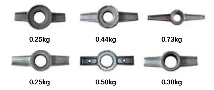 Scaffolding System Adjustable Steel Base Jack with Nut 32/36/38/40/42mm
