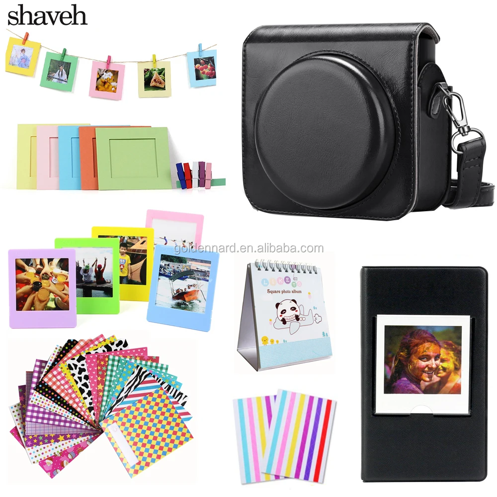 
Customized design for Fujifilm Instax Square SQ6 Instant Film Camera and Square Film accessories bundle 7 in 1 