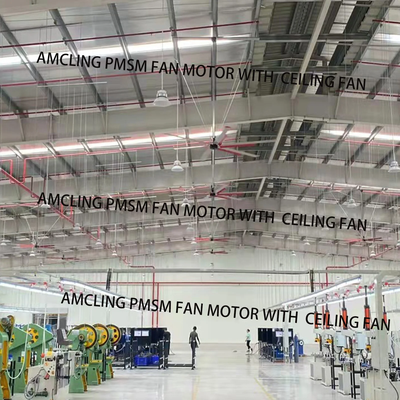 giant big fans PMSM industrial gearless bldc AC motor HVLS fans motor