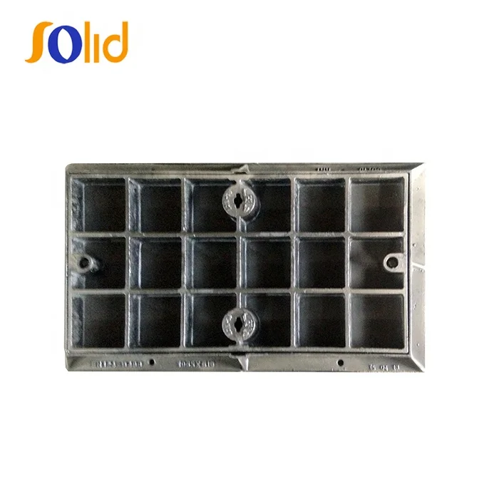 Ductile Iron Recessed DI Ring Round Cement Filled Monitoring Manhole Cover Rings