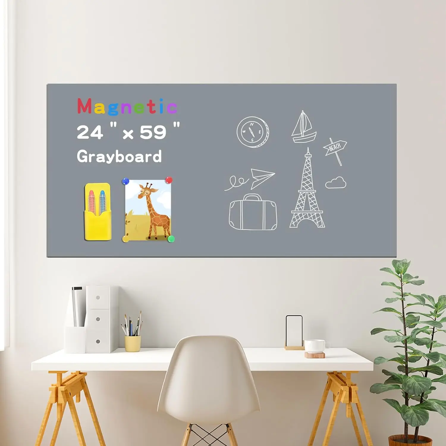 House Arch Wall Decal Magnetic Sticker Multifunctional Fridge Magnets for Home Decor