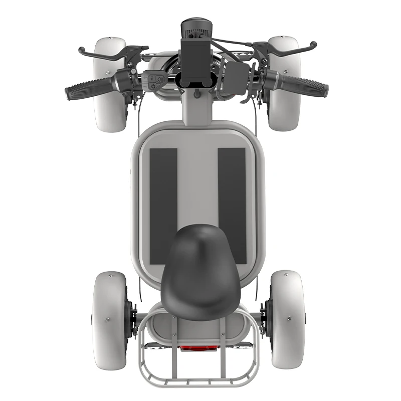 Foldable Scooter Bike 1000W 4 Wheel Beach Tire High Speed 40km/h Four Wheel Folding Beach Electric Scooter