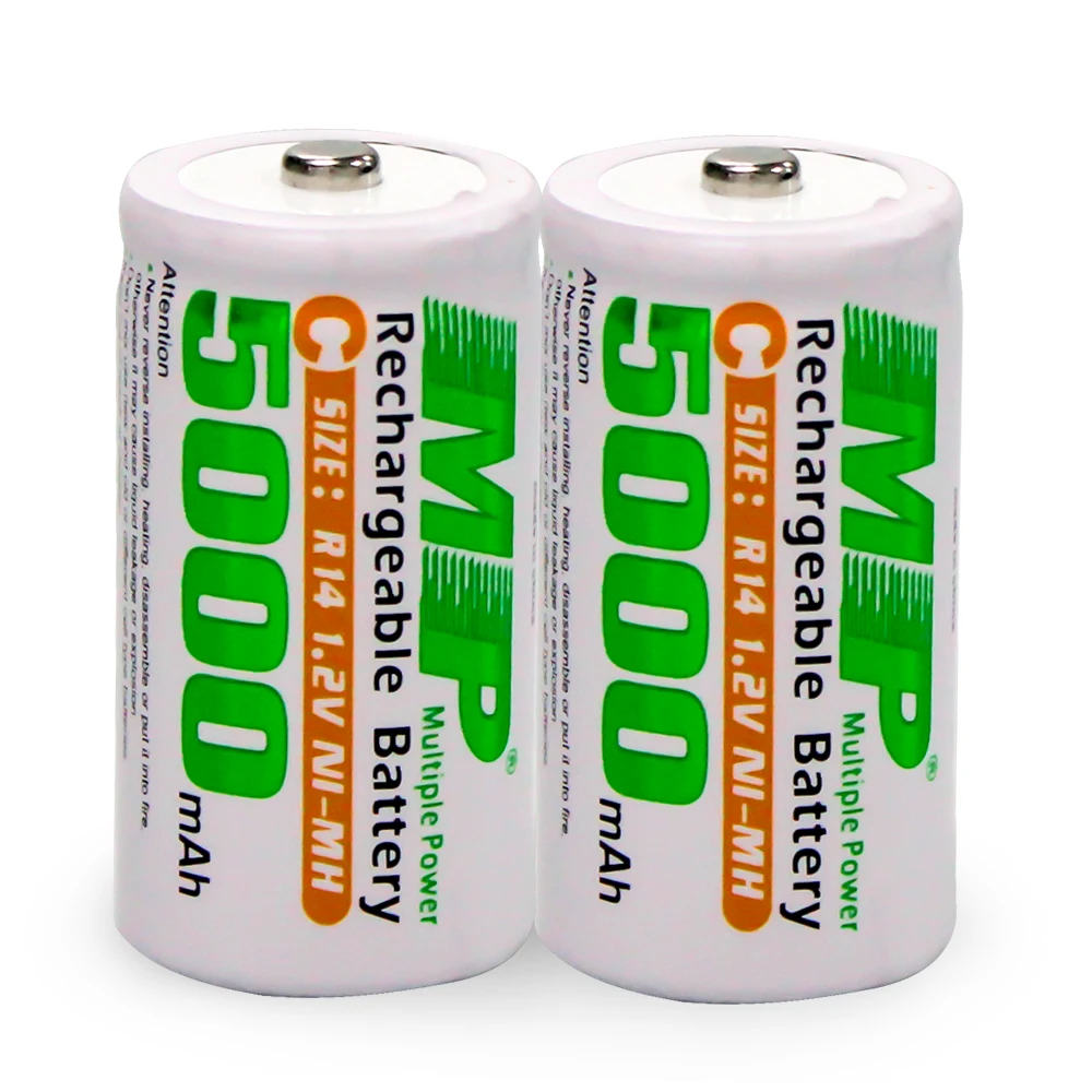 
China Brand Wholesale Metal Detector C Size 1.2 Volt 5000mAh Rechargeable Ni-MH Batteries For Toys 