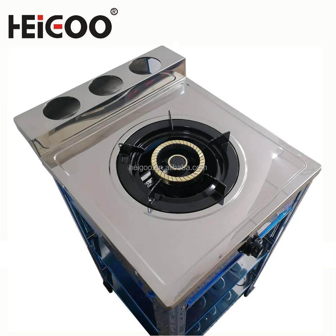 Промышленная газовая плита с 2 горелками и бесплатной подставкой