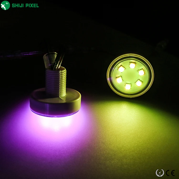 24 В 45 мм 6 светодиодов RGB UCS2903 UCS1903 полноцветная светодиодная пиксель для аттракционов колесо обозрения