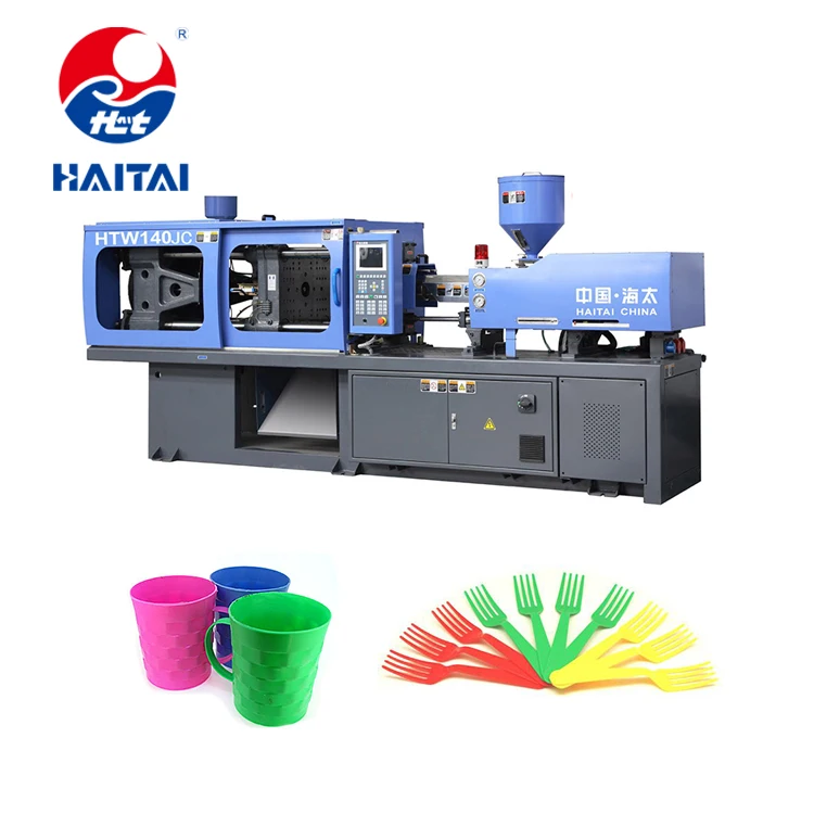 HTW F 140 series HAITAI Full automatic Standard voltage 360V plastic spoon making machine,plastic box making machine
