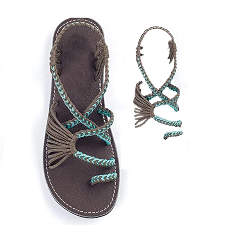 
Handmade UPPER Sandals decor wholes Barefoot Sandals Pearl Beach Accessory Bow Anklet for Women and Girls (Red) 