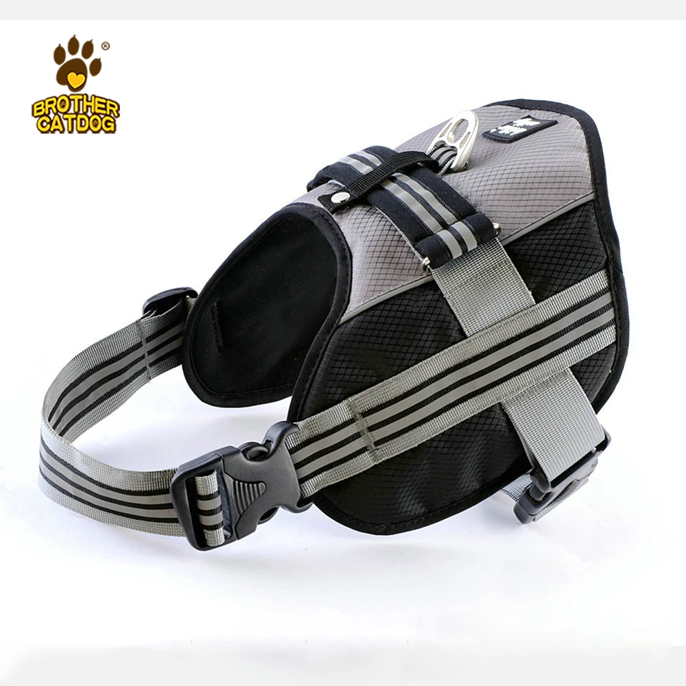 Nylon Reflective pet harness   Outdoor Hunting Tactical dog Harness  Custom dog protective harness Brother Cat Dog