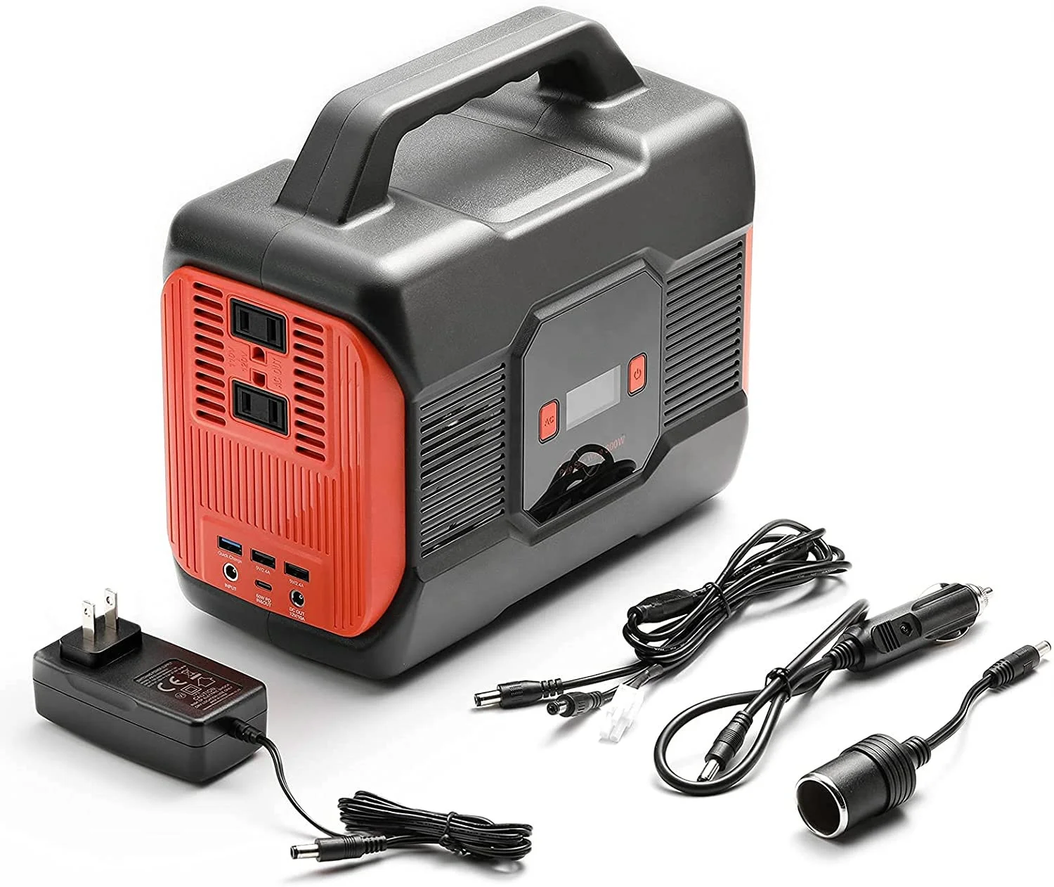 Oem Logo 300W Lithium Battery Power Bank Station Rechargeable Outdoor Solar Power Station 300W For Camping