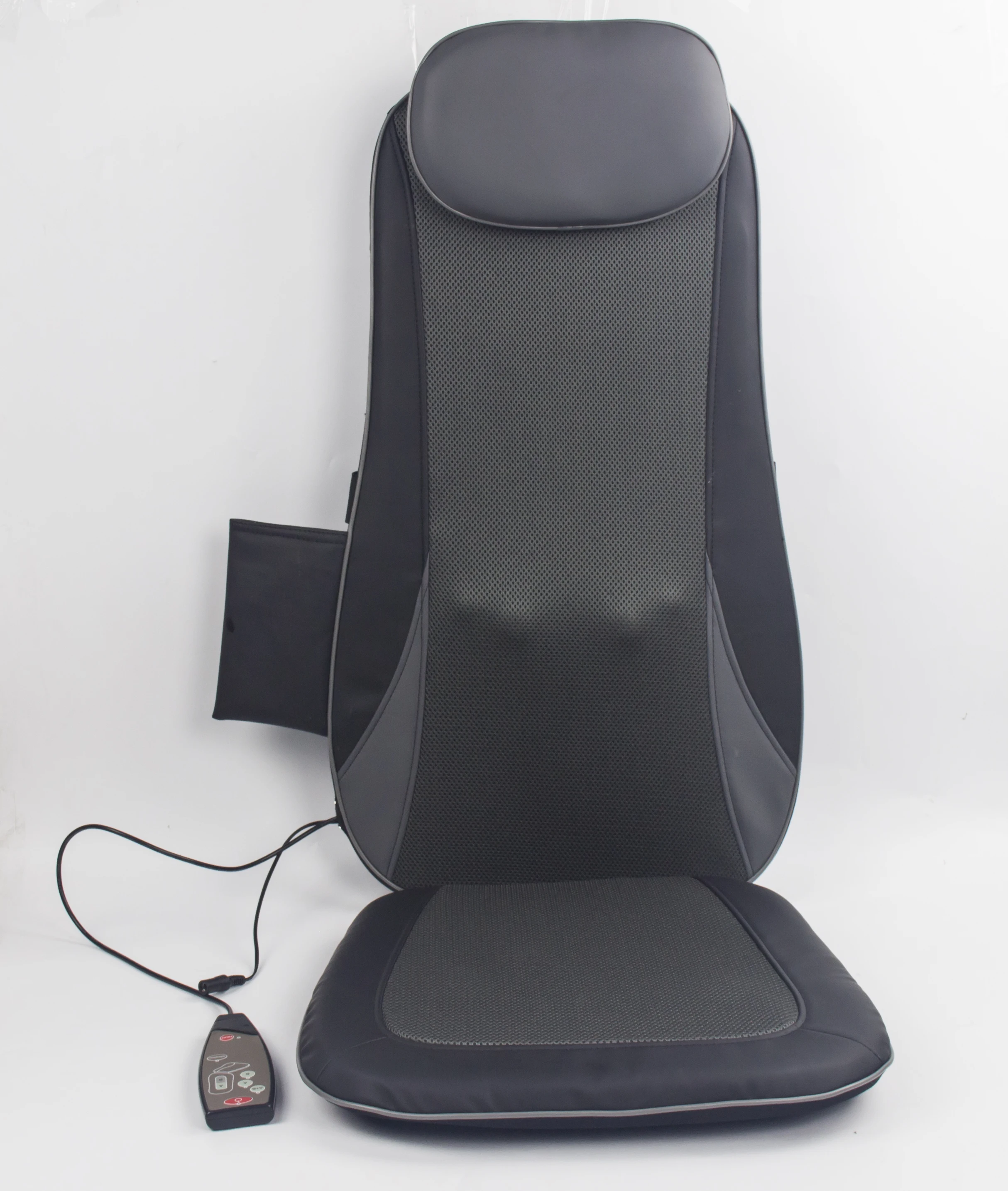 
Multi-function shiatsu massage seat cushion in car or chair for full back and hip with heating kneading 