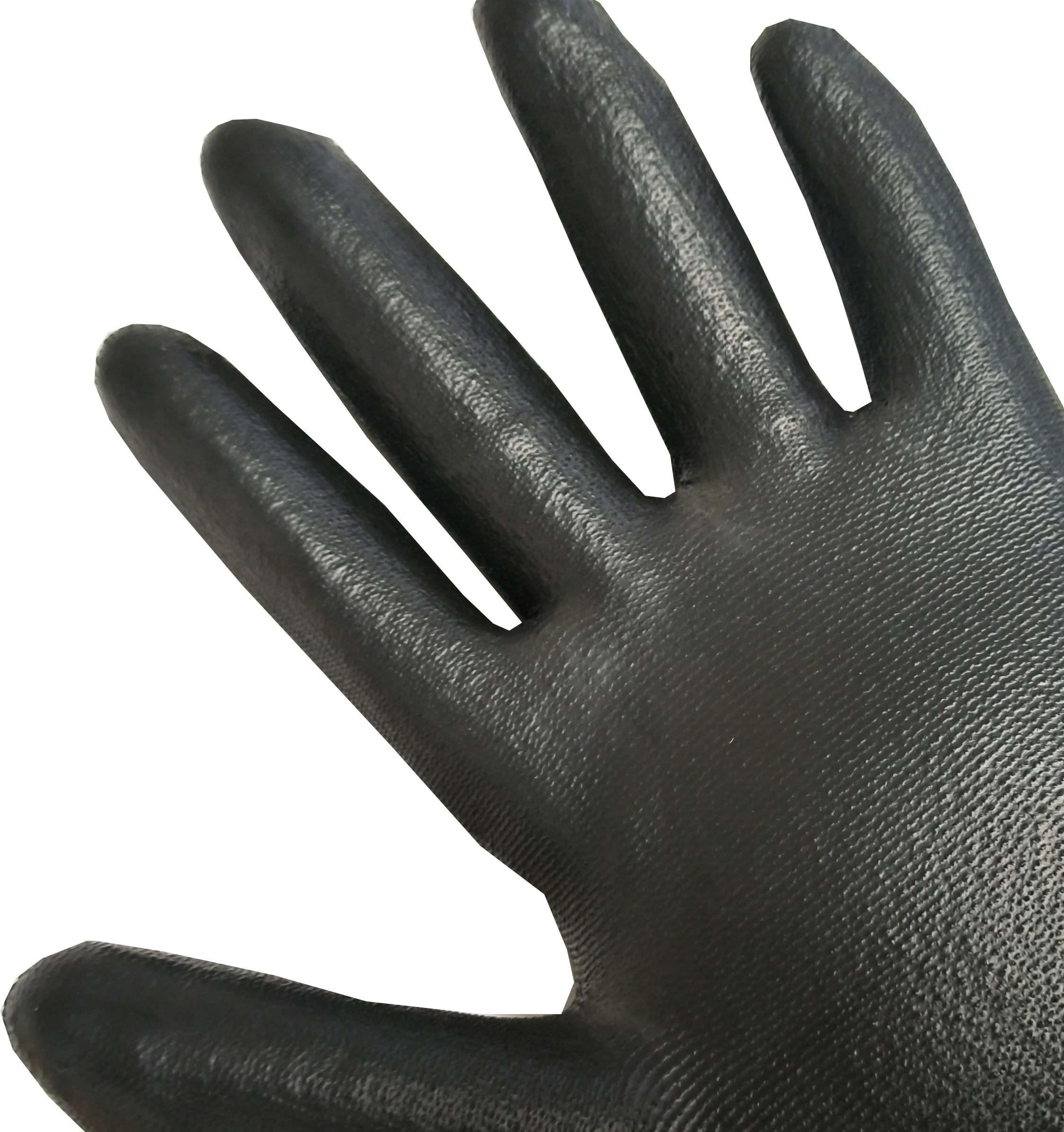 Carbon Fiber Touchscree Gloves with Polyurethane Coating, Safety Gloves for Light Duty Work